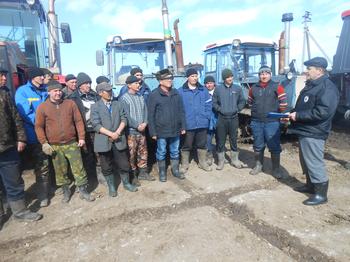 Показательный техосмотр на базе ЗАО“ Новая жизнь ” Новоузенского района