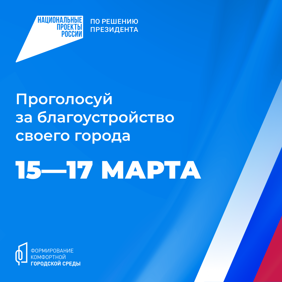 ПРОГОЛОСУЙ ЗА БЛАГОУСТРОЙСТВО 